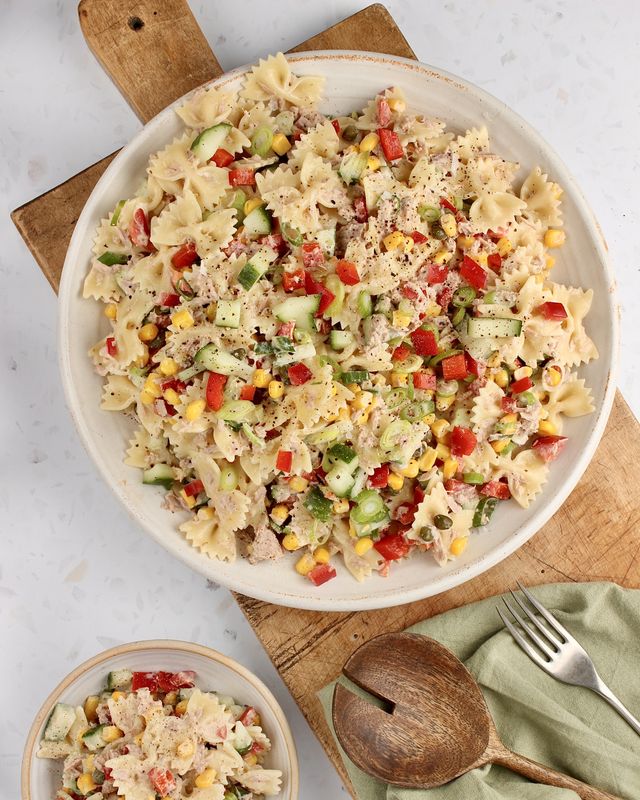 Best tuna pasta salad recipe | Easy tuna pasta salad recipe