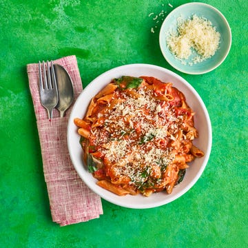 tuna penne arrabbiata
