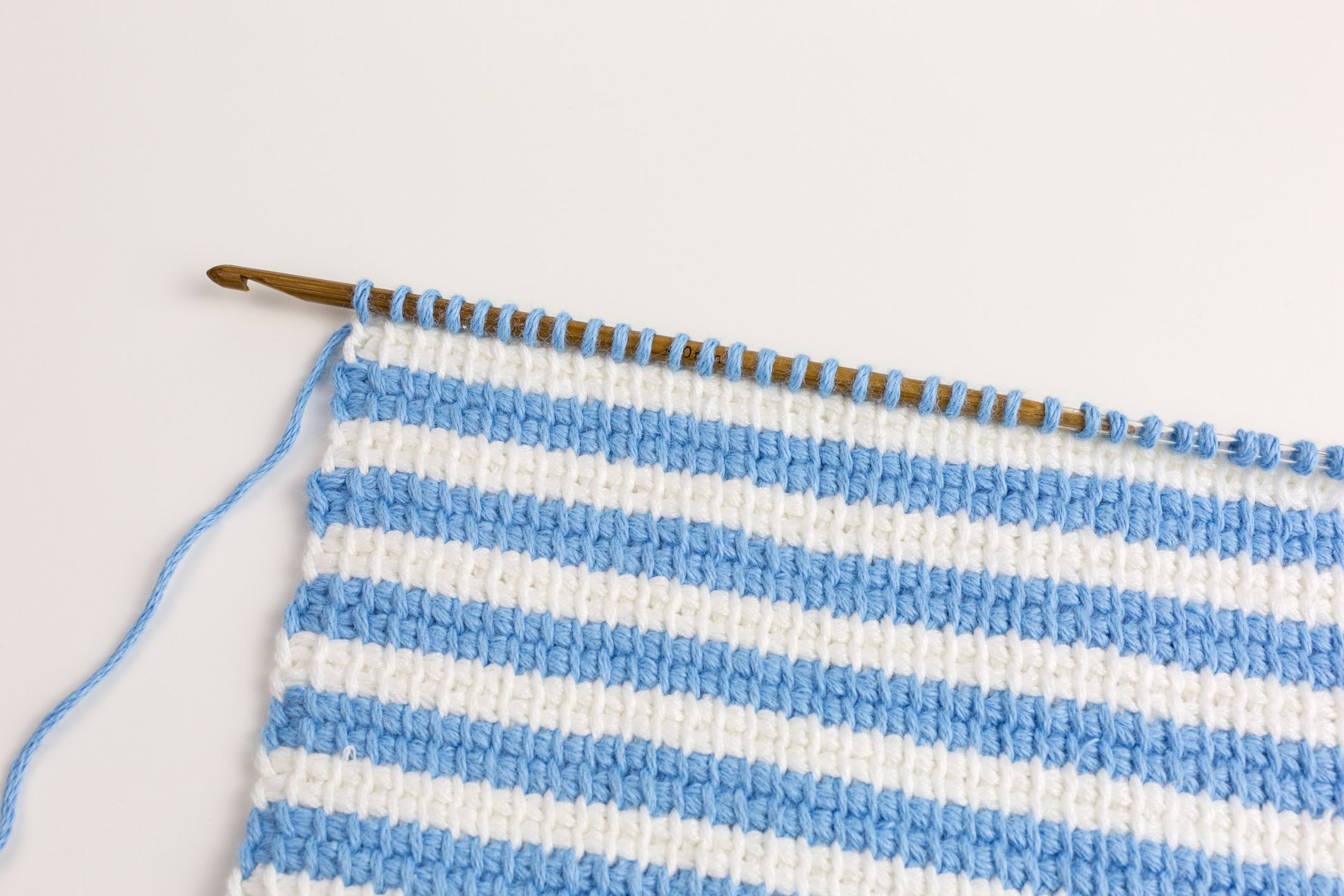 5 Simple Stitches for Tunisian Crochet Beginners + Tips!