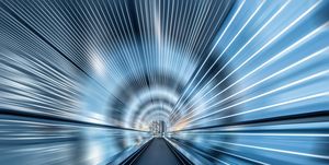 a warp speed tunnel