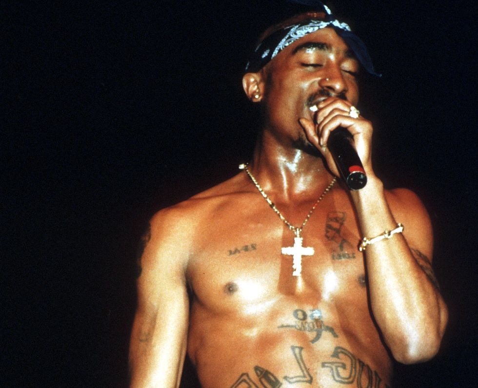 Tupac Performing