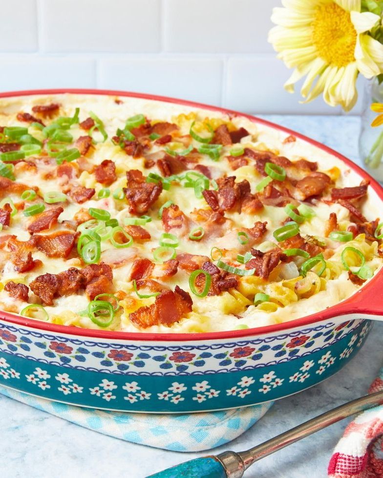 bacon ranch casserole with green onion