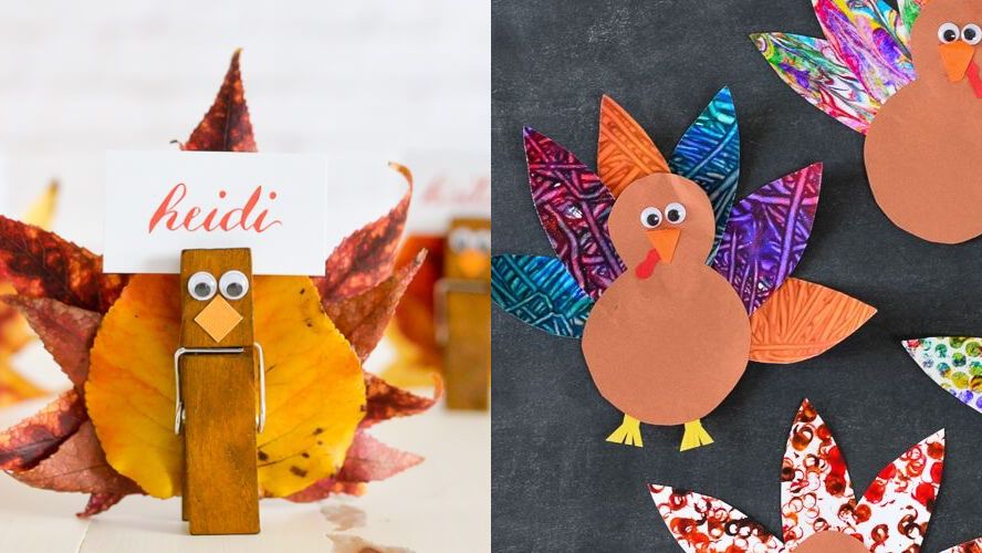 30 Best Turkey Crafts For Kids On Thanksgiving