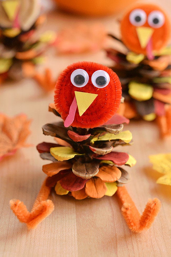 30-easy-turkey-crafts-for-kids-on-thanksgiving-2023