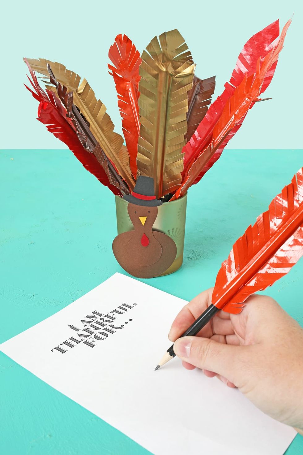 Toilet Paper Roll Turkey Kid Craft - The Resourceful Mama