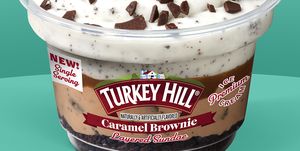 turkey hill caramel brownie layered sundae cup