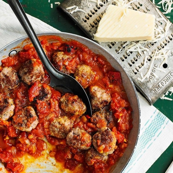 turkey meatballs with courgetti