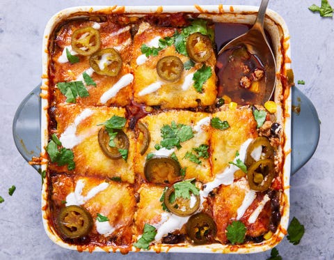 Turkey Zucchini Enchilada Casserole turkey zucchini enchilada casserole