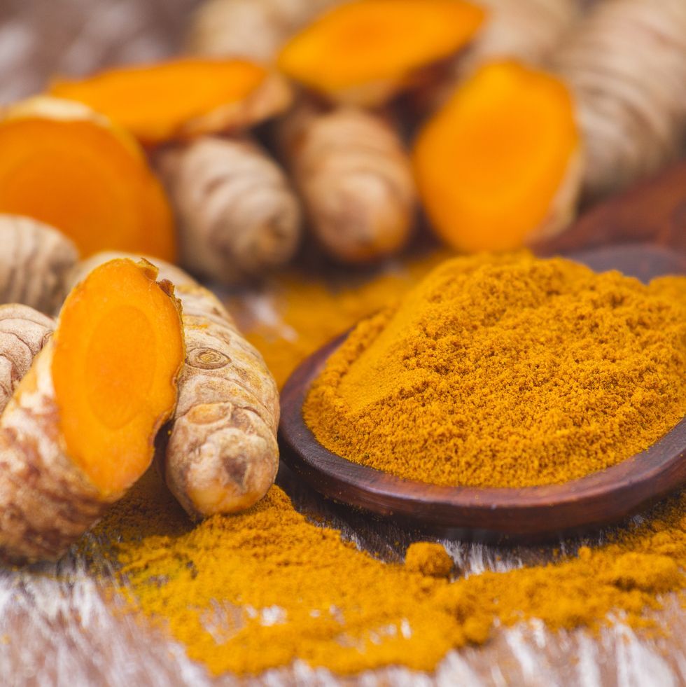 India and Asia grow turmeric, a key component in curry powder. It's mostly found as a spice or supplement, used to brighten curries, stir fries, soups, and smoothies. 