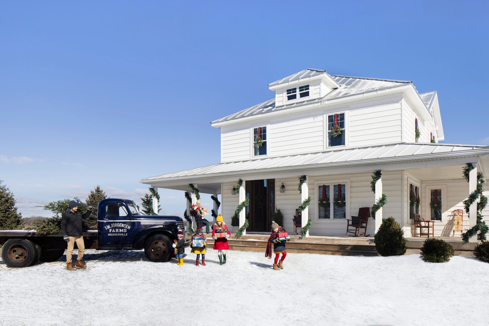 This Michigan Farmhouse Is Filled with Christmas Magic