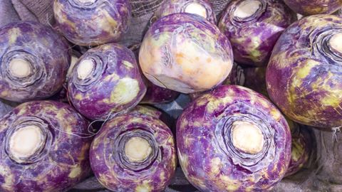 turnip vegetable in shop