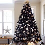 tuxedo black christmas tree