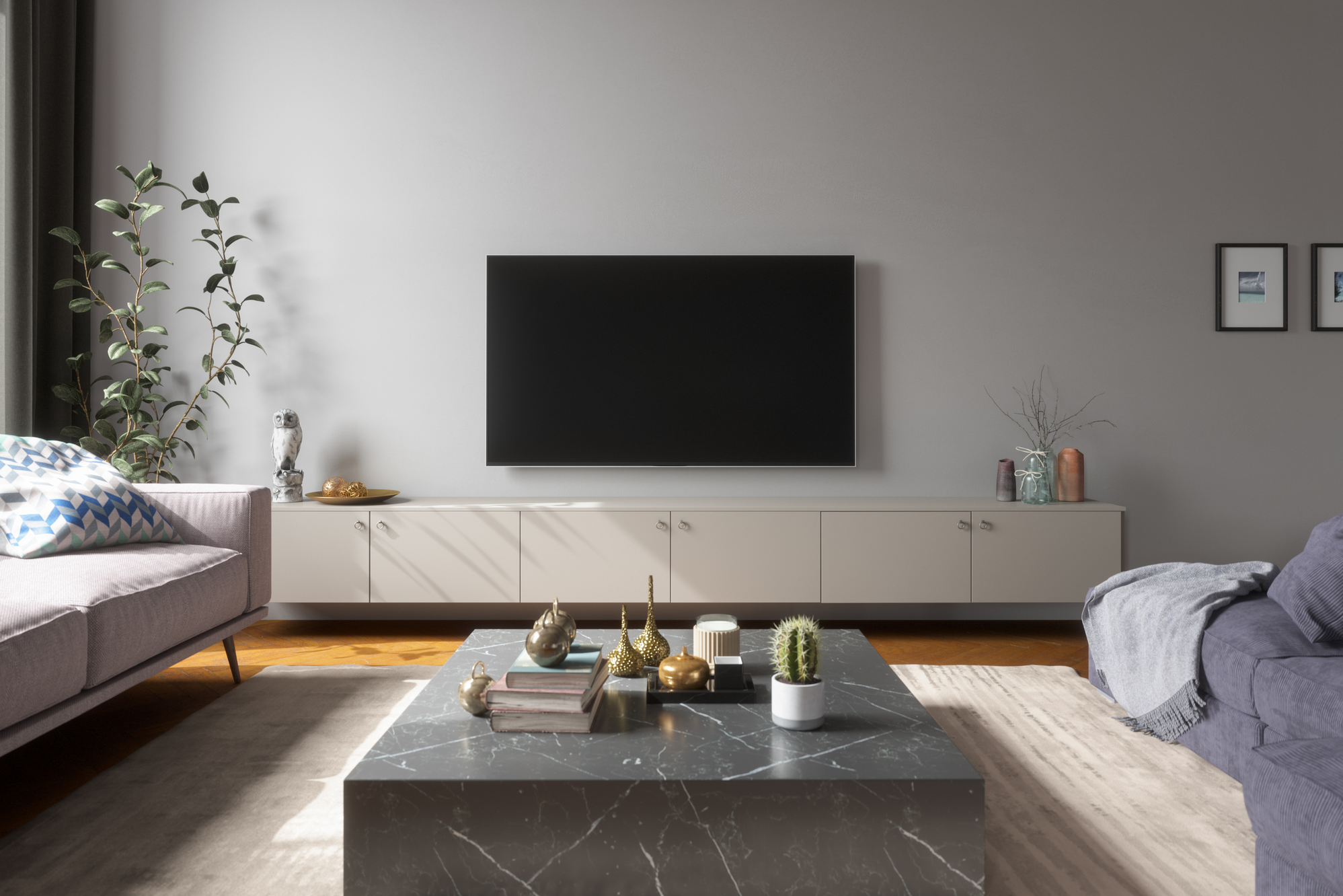 The TV in a house is like a guest that everyone loves. Add style to your  living room with …