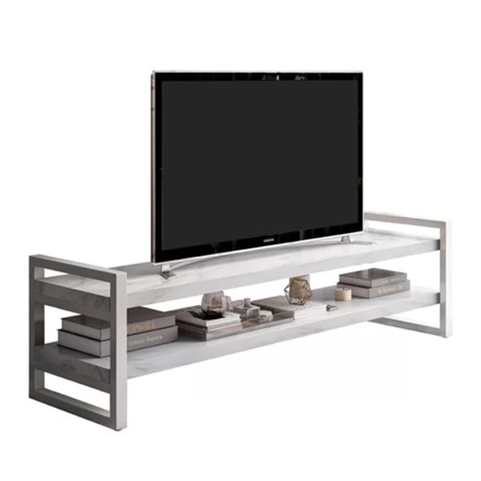 Furniture, Table, Computer monitor accessory, Rectangle, Shelf, Entertainment center, Drawer, Wood, Coffee table, Metal, 