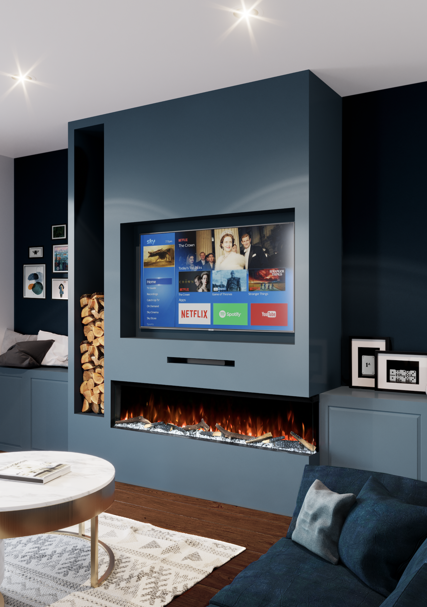 11 tv wall ideas that's both practical and stylish
