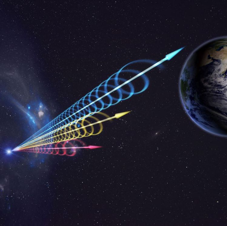 fast radio burst spirals toward earth