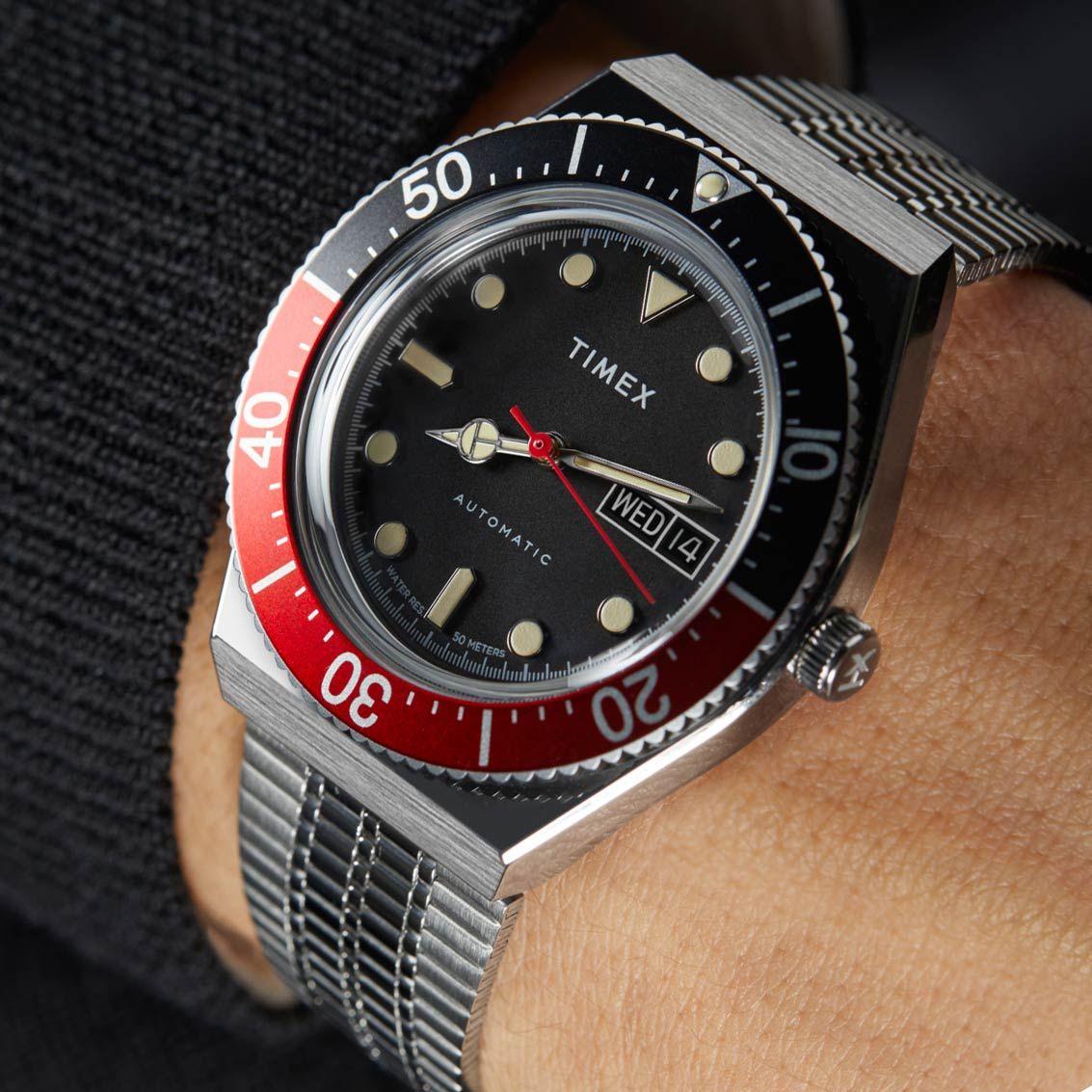 Timex M79 Automatic Watch in Red/Black 'Coke' Color: Review