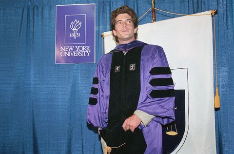 John F. Kennedy Jr. at Graduation