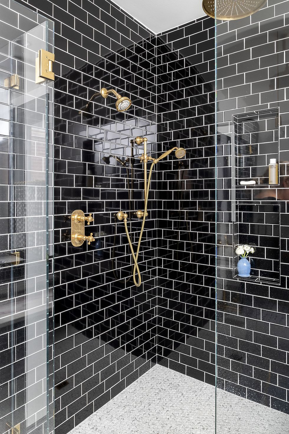 shower area in bathroom