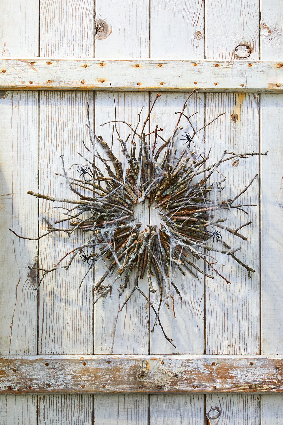 wreath made out of twigs
