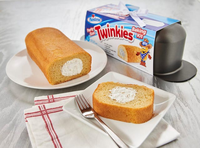 walmart twinkies baking hit, party size twinkies, hostess snack
