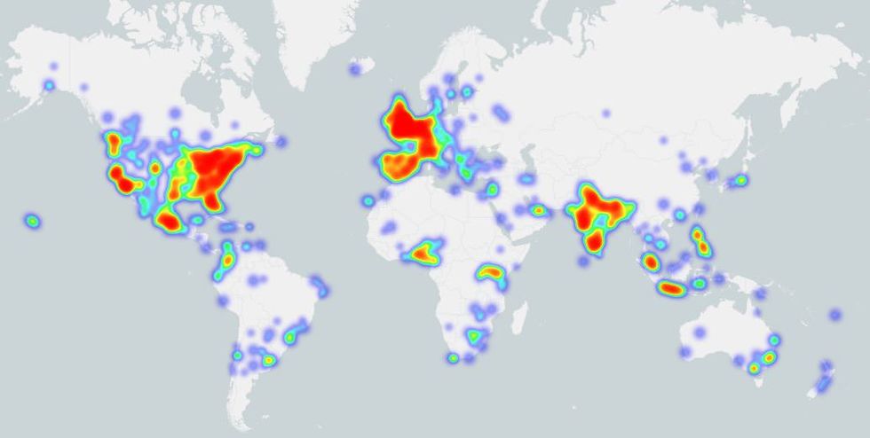 Twitter heat map - plastic pollution - thunderbombsurf.com