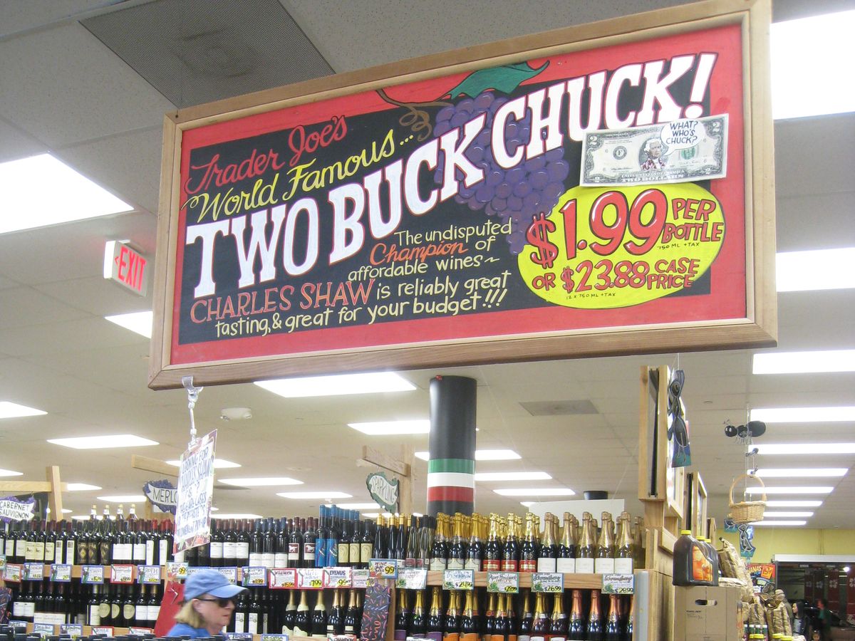 Trader Joe's Is Selling 'Two Buck Chuck' For $2 Once Again