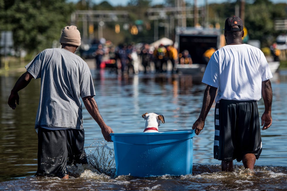 Remnants Of Hurricane Matthew Cause Inland Flooding In Parts In North Carolina