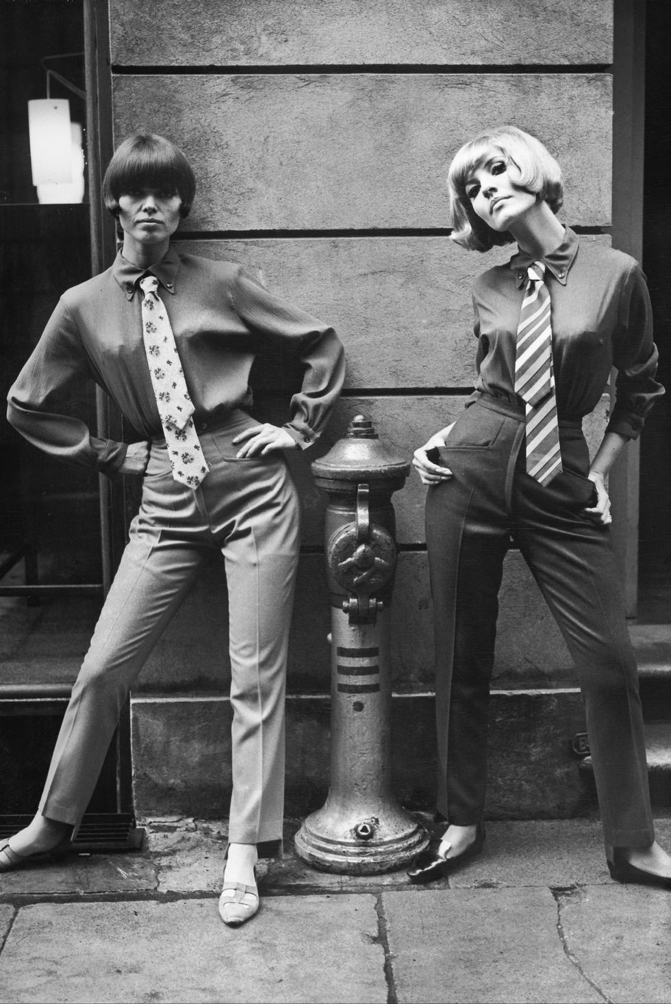 unisex fashion from the 1960's