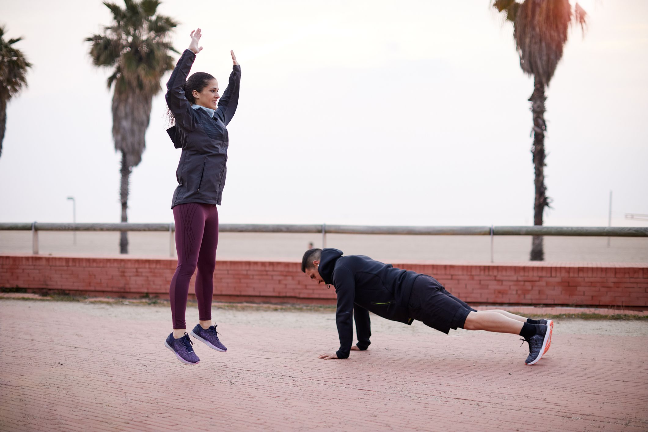 Jumping jacks discount and push ups