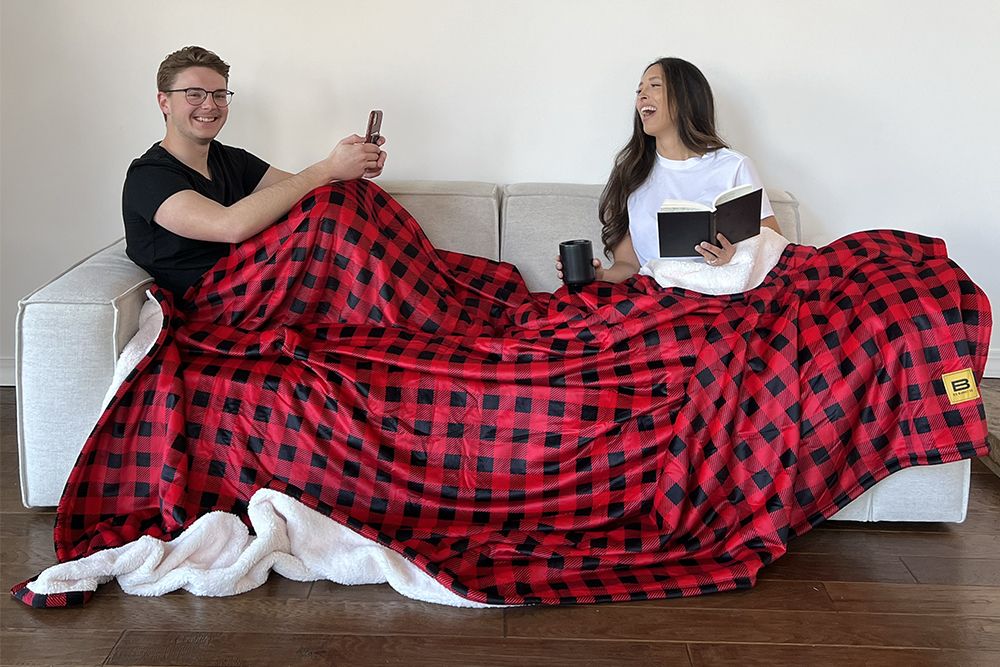 This 100 Square Foot Sherpa Blanket Is Super Extra and Seriously