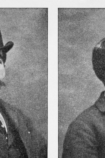 a police portrait photo of h h holmes