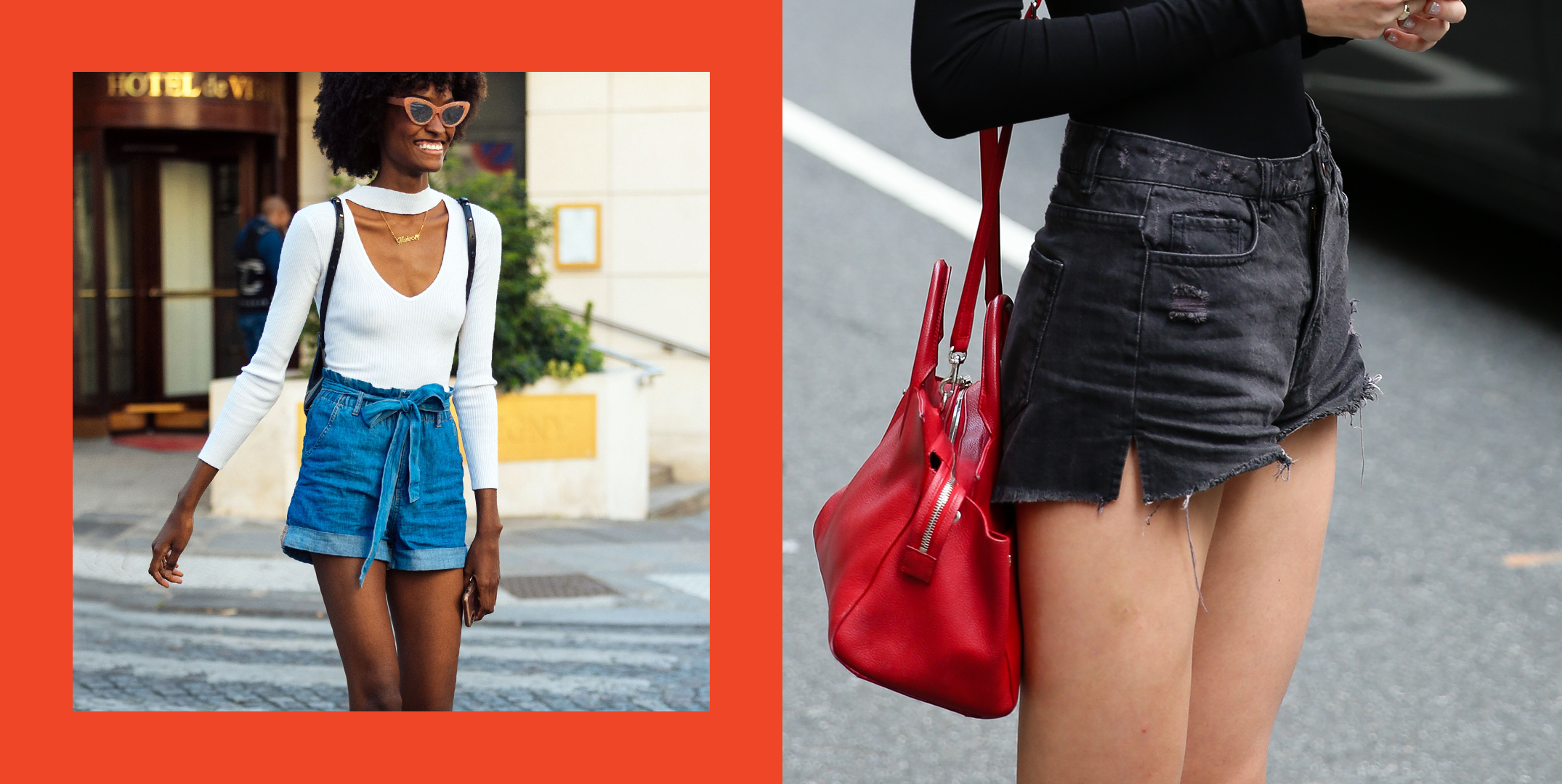 5 Ways Fashion Girls are Wearing Denim Shorts this Summer
