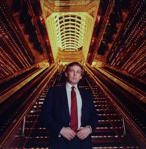 new york, united states   1989  real estate tycoon donald trump poised in trump tower atrium  photo by ted thaithe life picture collection via getty images