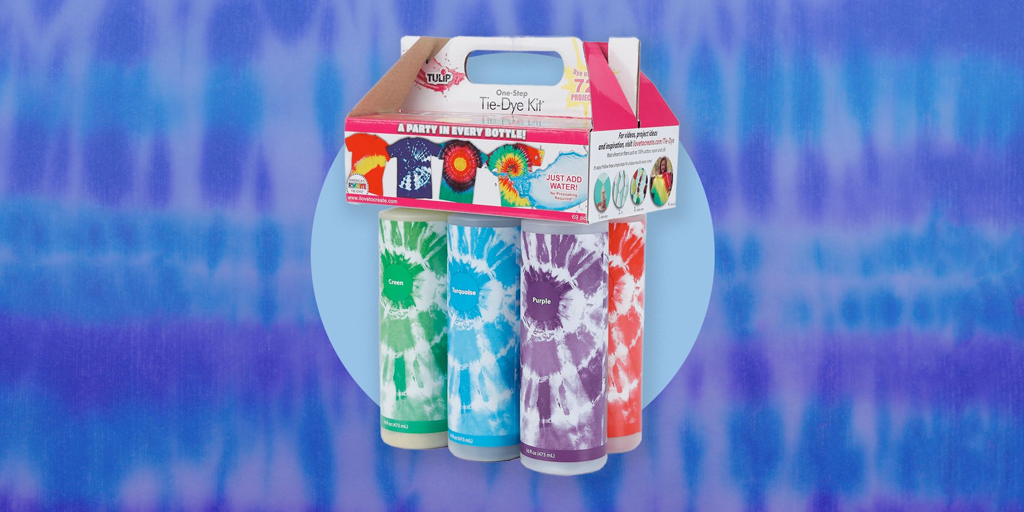 5 Colors Tie Dye Kit for Art Craft Projects