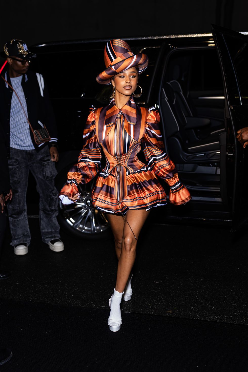 tyla in new york city on may 4, 2025