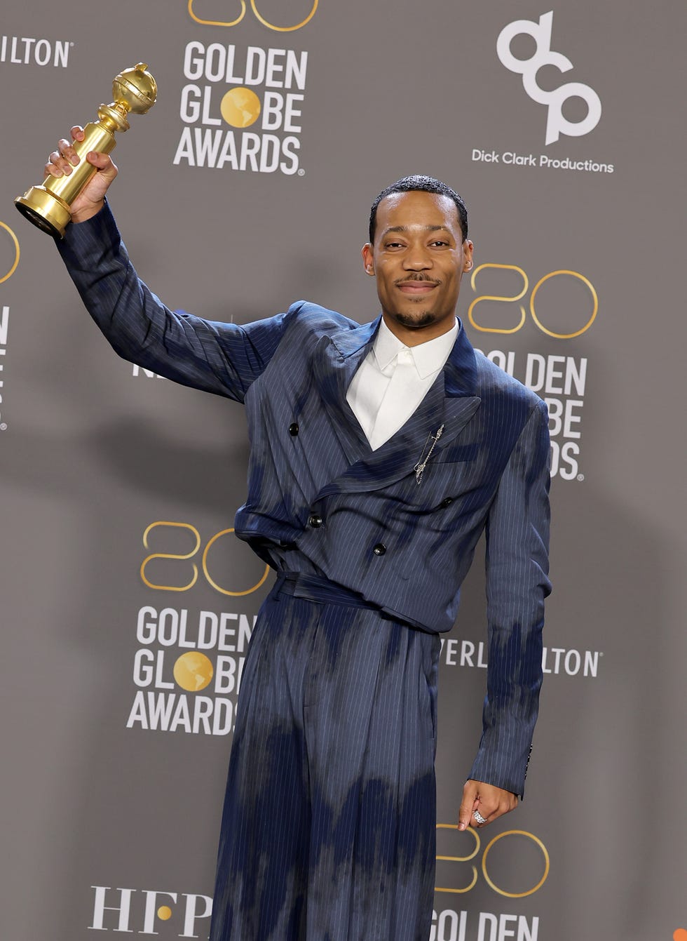 80th annual golden globe awards press room