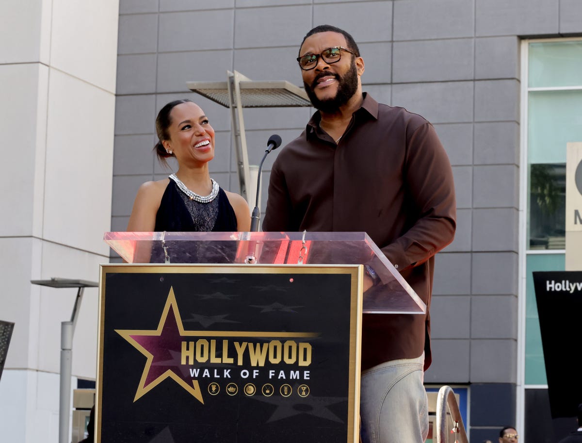tyler perry kerry washington hollywood walk of fame 2024