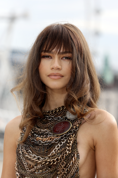 zendaya attends the dune photocall in london ahead of the film's release on 21st october in central london on october 17, 2021 in london, england