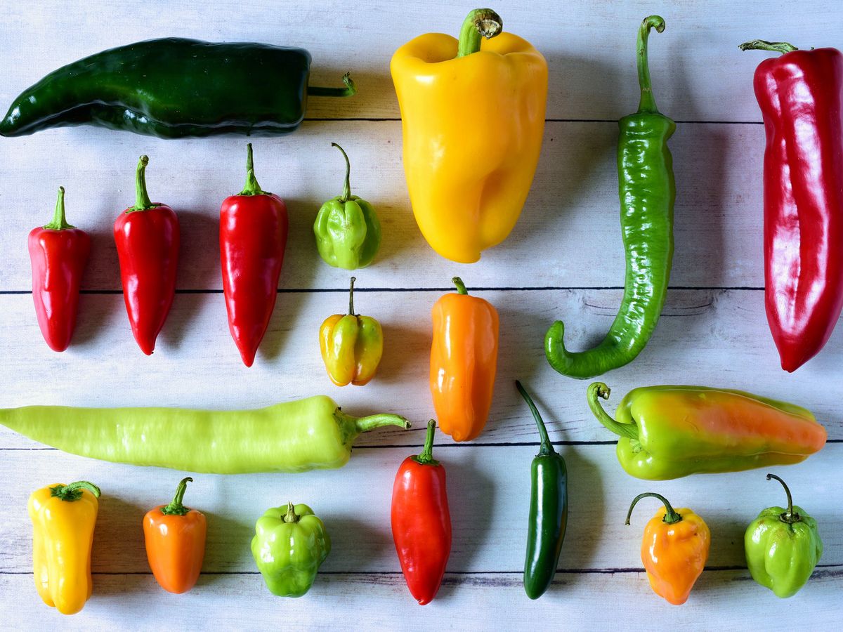 Peppers Ranked by Scoville Heat Units
