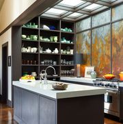 kitchen with skylight