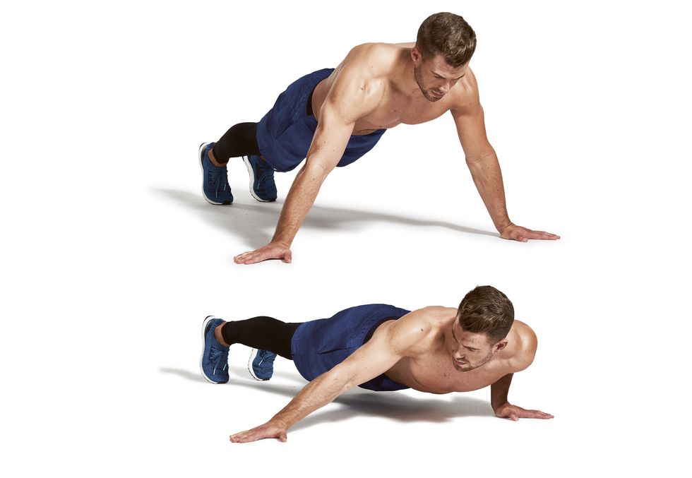 press up, arm, shoulder, leg, joint, knee, muscle, human body, physical fitness, abdomen,