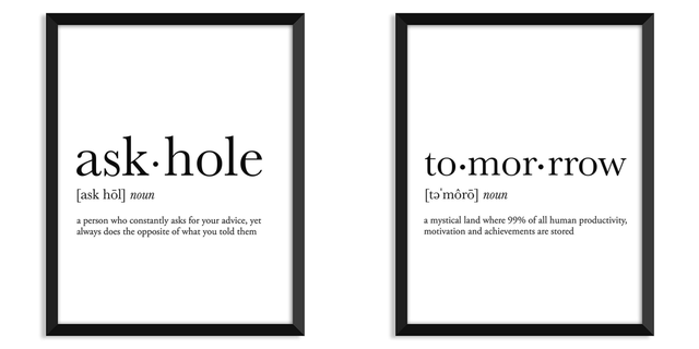 5 Funny Prints You'll Want To Hang In Your Office - Sarcastic Art Prints