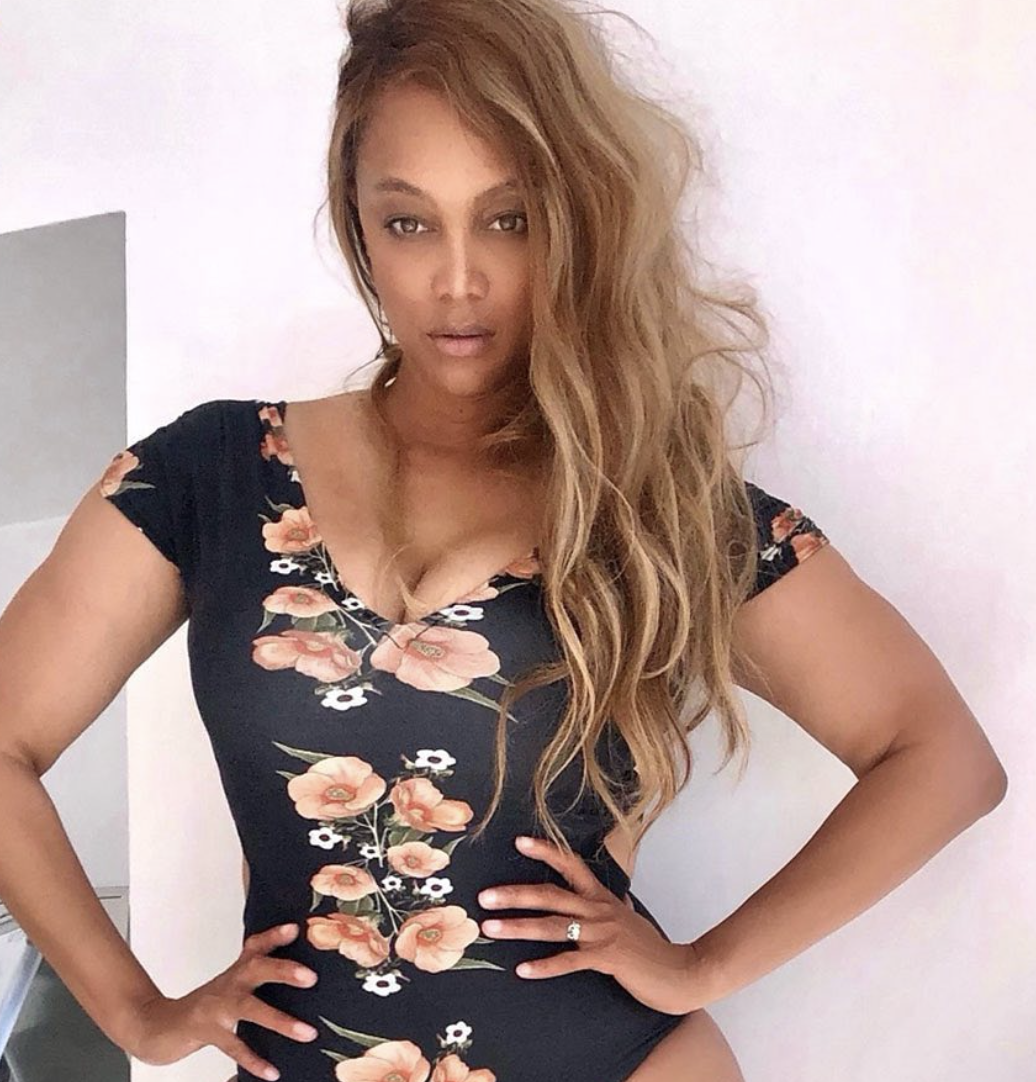 Tyra Banks Celebrates Her 48th Birthday In A New No-Makeup IG pic