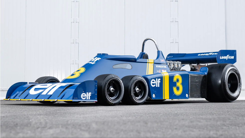Wild Six-Wheel Tyrrell P34 Formula 1 Race Car up for Auction Wild Six-Wheel Tyrrell P34 Formula 1 Race Car up for Auction