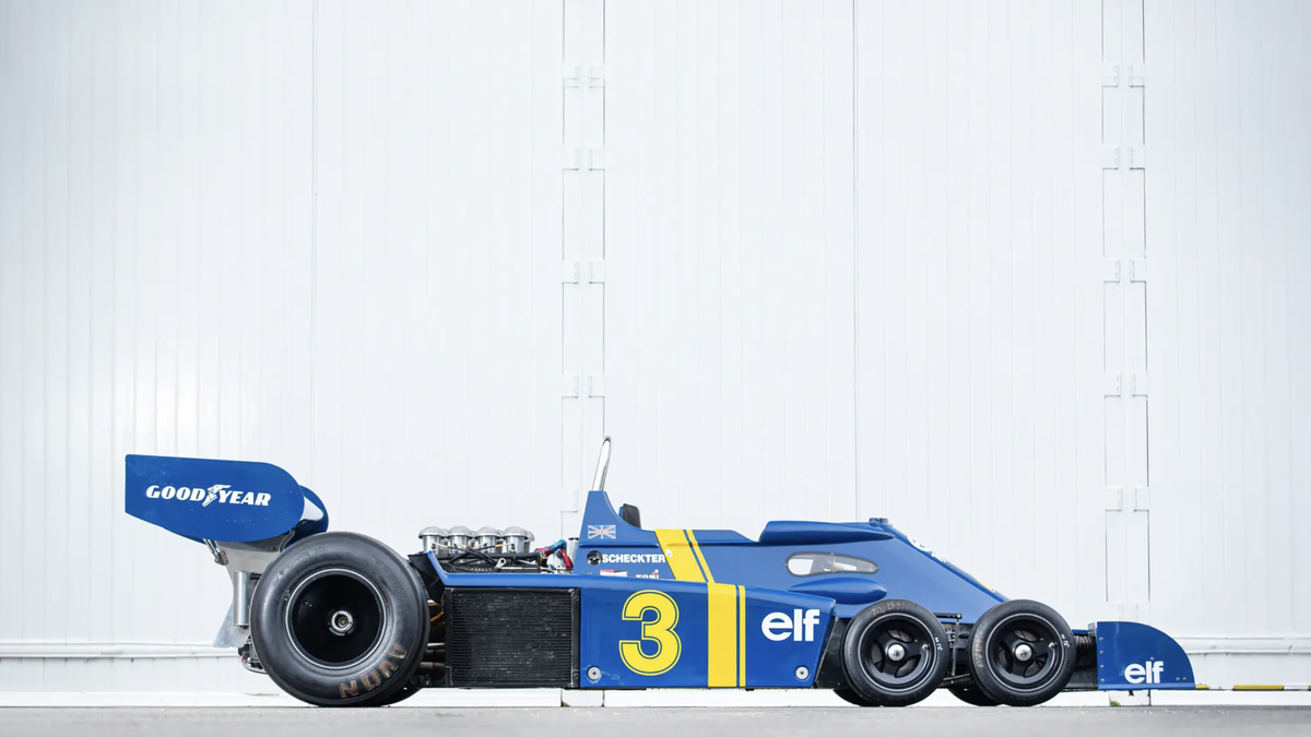 Wild Six-Wheel Tyrrell P34 Formula 1 Race Car up for Auction