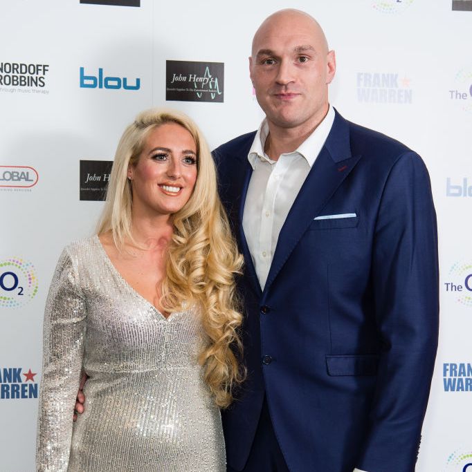 paris and tyson fury pictured at an event together