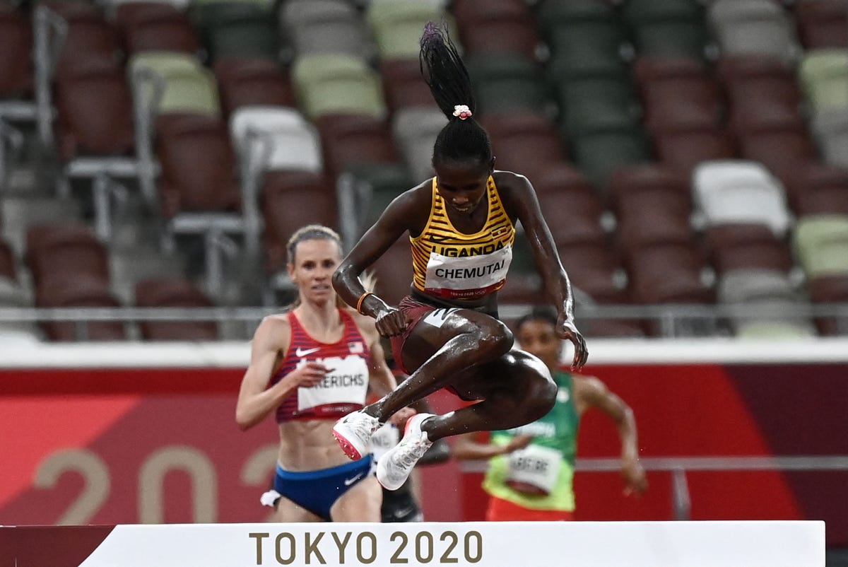 2021 Tokyo Olympics - Peruth Chemutai Wins Women’s Steeplechase