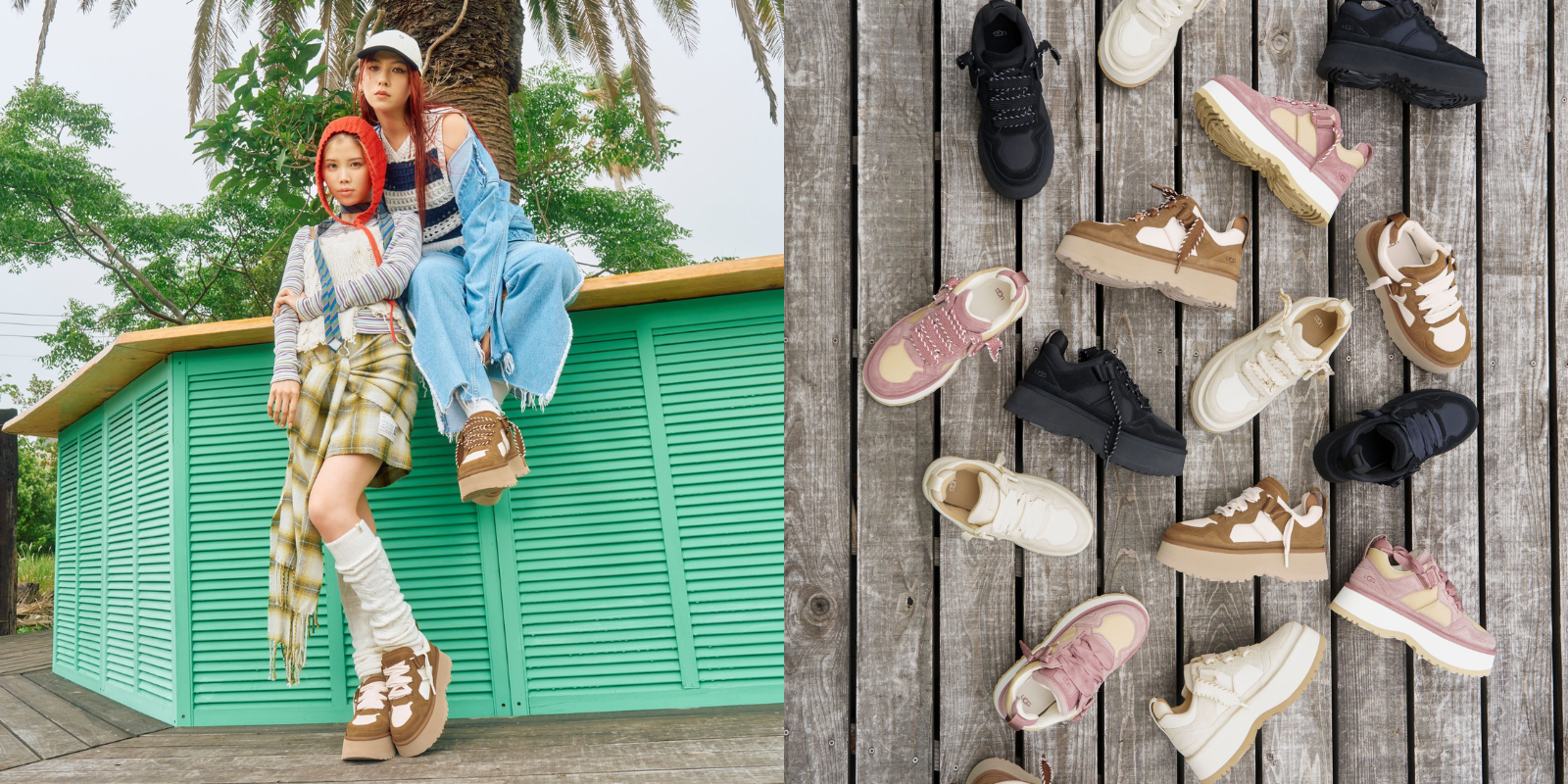 【UGG】アストロメルスニーカー UGGから新登場！厚底スニーカーAstromelでスタイルアップを楽し