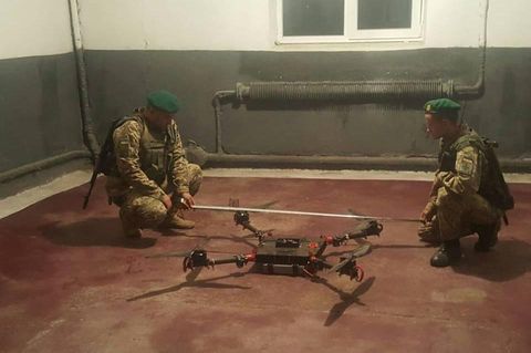 Ukraine smuggler drone